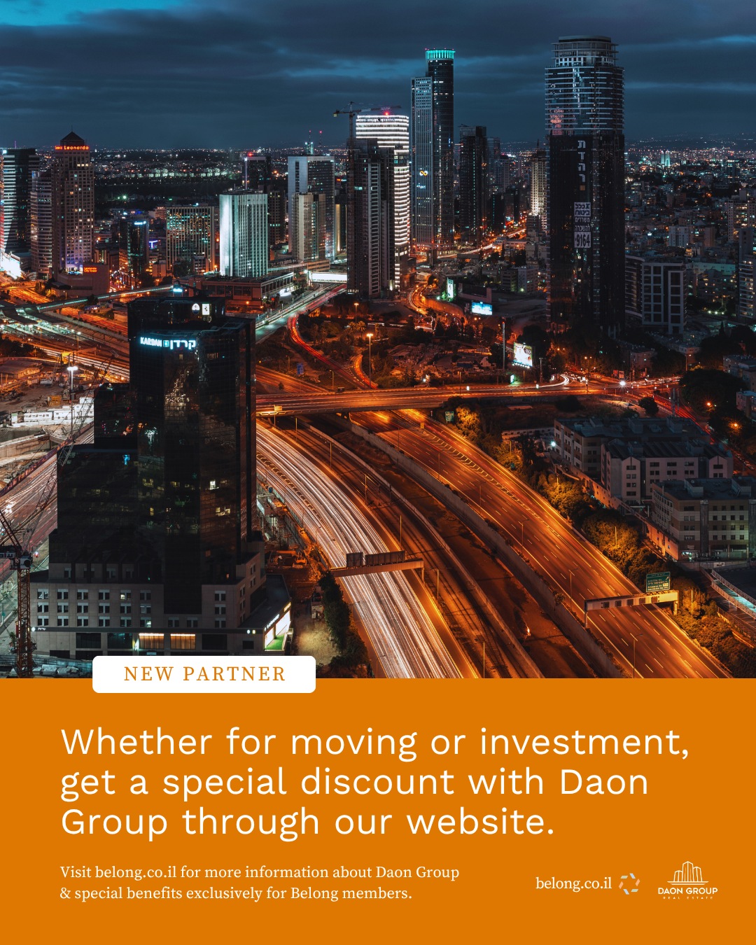 Daon Group member discount offer with copy by Jessica Scalisi
